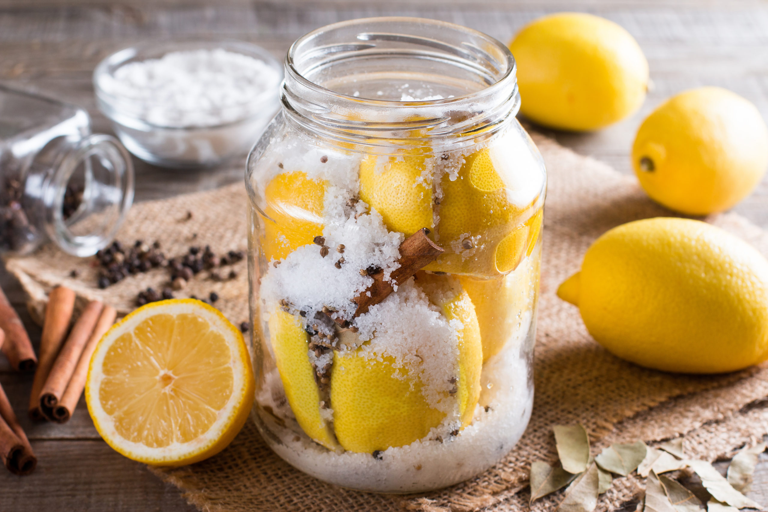 Preserved Lemons with Spices