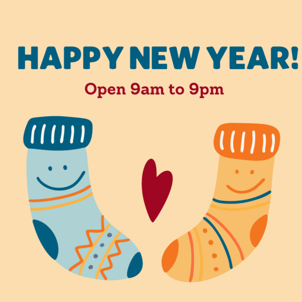 9am-to-9pm open New Year's Day