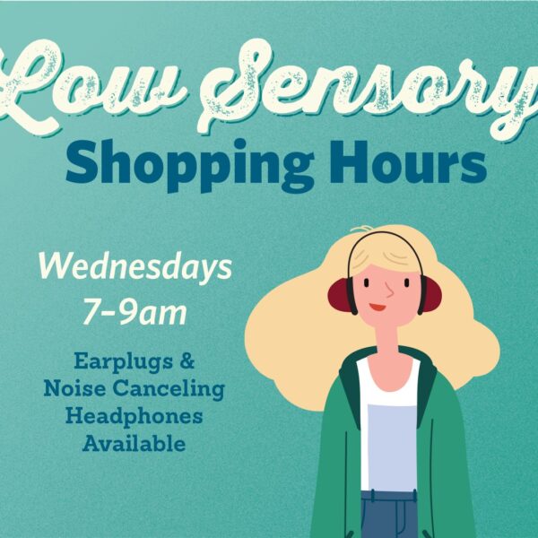 Low Sensory Hours on Wednesday Mornings