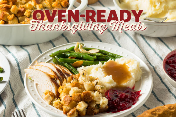 Thanksgiving Meal Pack from BriarPatch Deli. Homemade Thanksgiving Turkey Dinner with Stuffing Potatoes